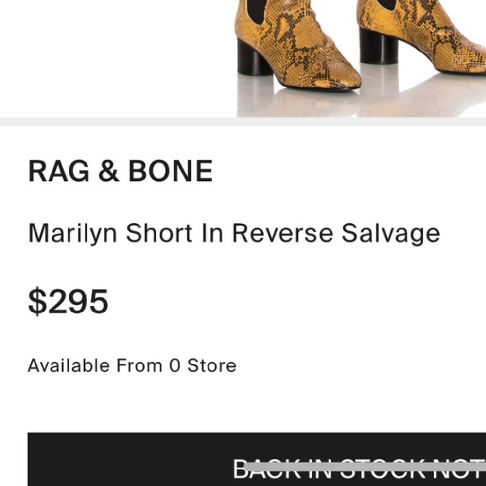 Rag & Bone Marilyn Reverse Selvedge Denim Button … - image 6